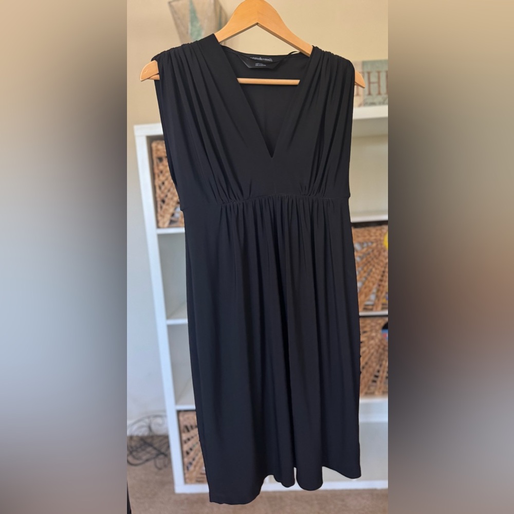 NORMA KAMALI Stretch Draped Grecian-Style Women's Dress